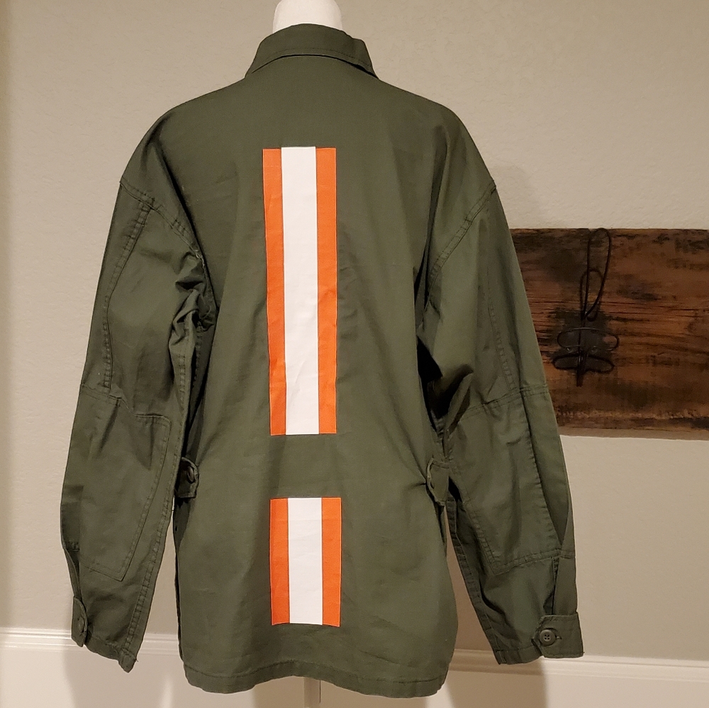 HIPCHIK Couture Custom, Handmade Utility Jacket, Rip-Stop Cotton,Med. Like NEW